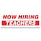 Signmission Now Hiring Teachers Banner Apply Inside Accepting Application Single Sided B-120-30311 - alternate 1